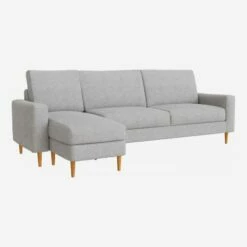 Habitat Canapé 3 Places Avec Méridienne Gauche En Tissu Melina - Gris Asphalte - Accoudoirs Fins - Pieds En équerre En Chêne Huilé - Confort Medium 9 Habitat Canapé 3 Places Avec Méridienne Gauche En Tissu Melina - Gris Asphalte - Accoudoirs Fins - Pieds En équerre En Chêne Huilé - Confort Medium -meubles boutique 003 canape 3pl meridie gauche px2 10114763 1