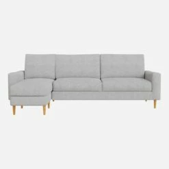 Habitat Canapé 3 Places Avec Méridienne Gauche En Tissu Melina - Gris Asphalte - Accoudoirs Fins - Pieds En équerre En Chêne Huilé - Confort Ferme 8 Habitat Canapé 3 Places Avec Méridienne Gauche En Tissu Melina - Gris Asphalte - Accoudoirs Fins - Pieds En équerre En Chêne Huilé - Confort Ferme -meubles boutique 003 canape 3pl meridie gauche px2 10276347 1