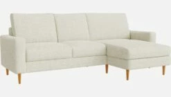 Habitat Canapé 3 Places Avec Méridienne Droite En Tissu Venezia - Blanc Craie - Accoudoirs Fins - Pieds Droits En Chêne Huilé - Confort Medium 11 Habitat Canapé 3 Places Avec Méridienne Droite En Tissu Venezia - Blanc Craie - Accoudoirs Fins - Pieds Droits En Chêne Huilé - Confort Medium -meubles boutique 004 canape 3pl meridie droit px5 10276271 2