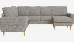 Habitat Canapé Panoramique 2 X 2 + Méridienne Gauche En Tissu Venezia - Bleu Zingué - Accoudoirs Droits - Pieds Droits En Chêne Huilé - Confort Medium 11 Habitat Canapé Panoramique 2 X 2 + Méridienne Gauche En Tissu Venezia - Bleu Zingué - Accoudoirs Droits - Pieds Droits En Chêne Huilé - Confort Medium -meubles boutique 026 canape 2x2 places meridie g pg5 10276259 2