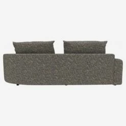 Habitat Canapé D'angle Droit De Forme Organique En Tissu Venezia - Bleu Zingué -meubles boutique 10753663