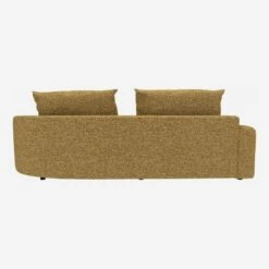 Habitat Canapé D'angle Droit De Forme Organique En Tissu Venezia - Jaune épice 11 Habitat Canapé D'angle Droit De Forme Organique En Tissu Venezia - Jaune épice -meubles boutique 10753687 1