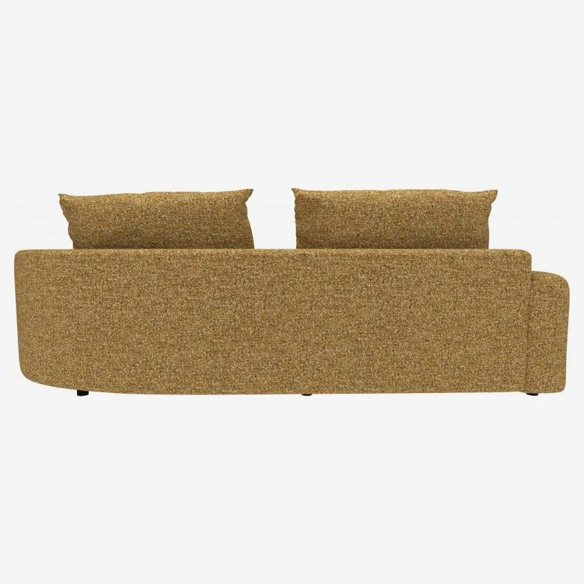 Habitat Canapé D'angle Droit De Forme Organique En Tissu Venezia - Jaune épice 3 Habitat Canapé D'angle Droit De Forme Organique En Tissu Venezia - Jaune épice – Image 3