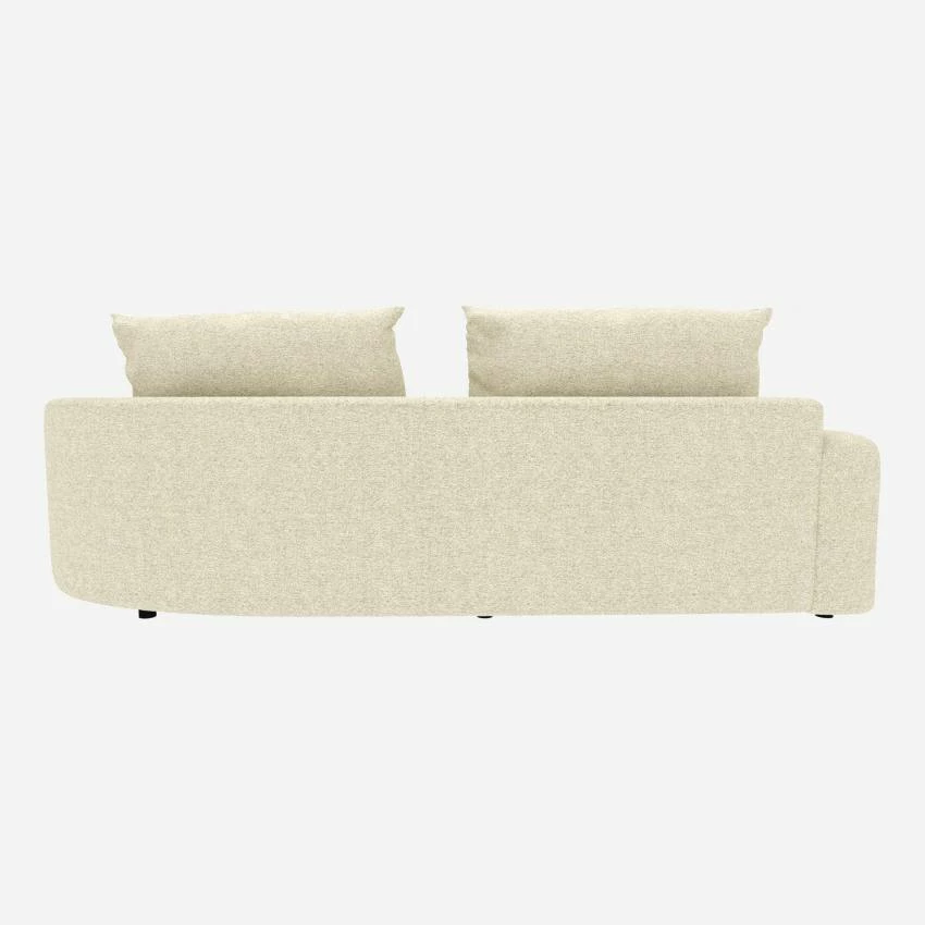 Habitat Canapé D'angle Droit De Forme Organique En Tissu Venezia - Blanc Craie 6 Habitat Canapé D'angle Droit De Forme Organique En Tissu Venezia - Blanc Craie – Image 6