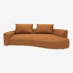 Habitat Canapé D'angle Droit De Forme Organique En Tissu Lucca - Marron Noisette 9 Habitat Canapé D'angle Droit De Forme Organique En Tissu Lucca - Marron Noisette -meubles boutique 10753775 1