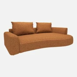 Habitat Canapé D'angle Droit De Forme Organique En Tissu Lucca - Marron Noisette 10 Habitat Canapé D'angle Droit De Forme Organique En Tissu Lucca - Marron Noisette -meubles boutique 10753779 1