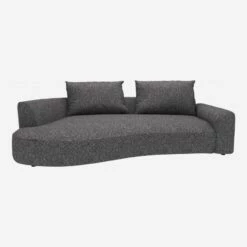 Habitat Canapé D'angle Gauche De Forme Organique En Tissu Lucca - Bleu Zingué 9 Habitat Canapé D'angle Gauche De Forme Organique En Tissu Lucca - Bleu Zingué -meubles boutique 10753811 1