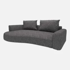 Habitat Canapé D'angle Gauche De Forme Organique En Tissu Lucca - Bleu Zingué 10 Habitat Canapé D'angle Gauche De Forme Organique En Tissu Lucca - Bleu Zingué -meubles boutique 10753815 1