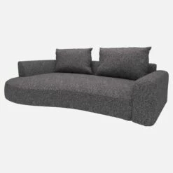 Habitat Canapé D'angle Gauche De Forme Organique En Tissu Lucca - Bleu Zingué 7 Habitat Canapé D'angle Gauche De Forme Organique En Tissu Lucca - Bleu Zingué -meubles boutique 10753815