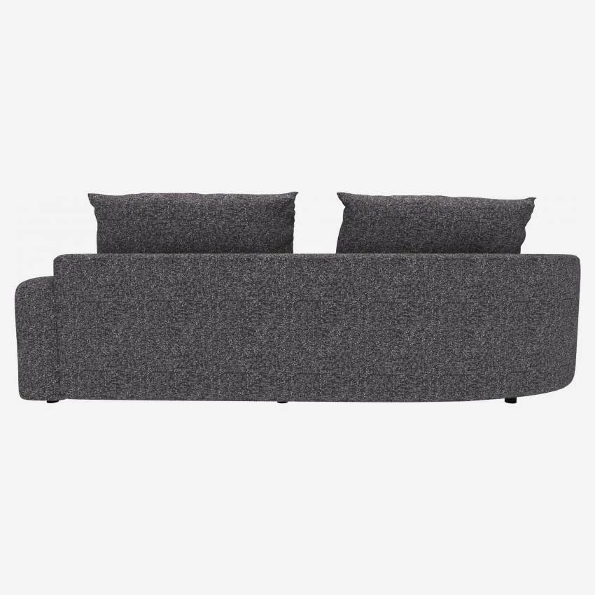 Habitat Canapé D'angle Gauche De Forme Organique En Tissu Lucca - Bleu Zingué 3 Habitat Canapé D'angle Gauche De Forme Organique En Tissu Lucca - Bleu Zingué – Image 3