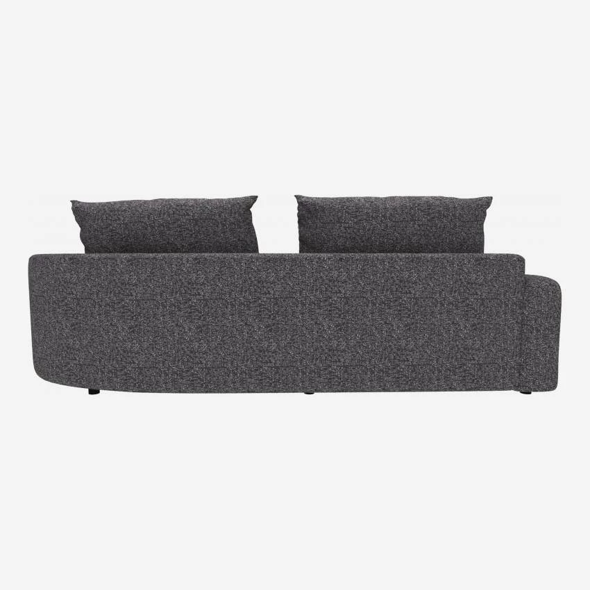 Habitat Canapé D'angle Droit De Forme Organique En Tissu Lucca - Bleu Zingué 6 Habitat Canapé D'angle Droit De Forme Organique En Tissu Lucca - Bleu Zingué – Image 6