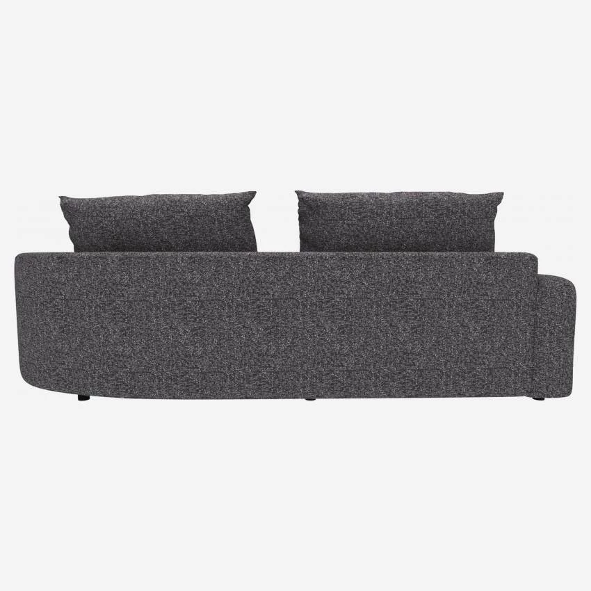 Habitat Canapé D'angle Droit De Forme Organique En Tissu Lucca - Bleu Zingué 3 Habitat Canapé D'angle Droit De Forme Organique En Tissu Lucca - Bleu Zingué – Image 3