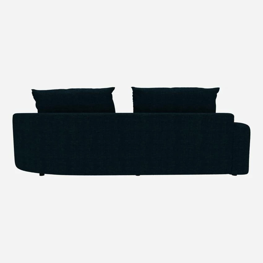 Habitat Canapé D'angle Droit De Forme Organique En Tissu Melina - Bleu Encre 6 Habitat Canapé D'angle Droit De Forme Organique En Tissu Melina - Bleu Encre – Image 6