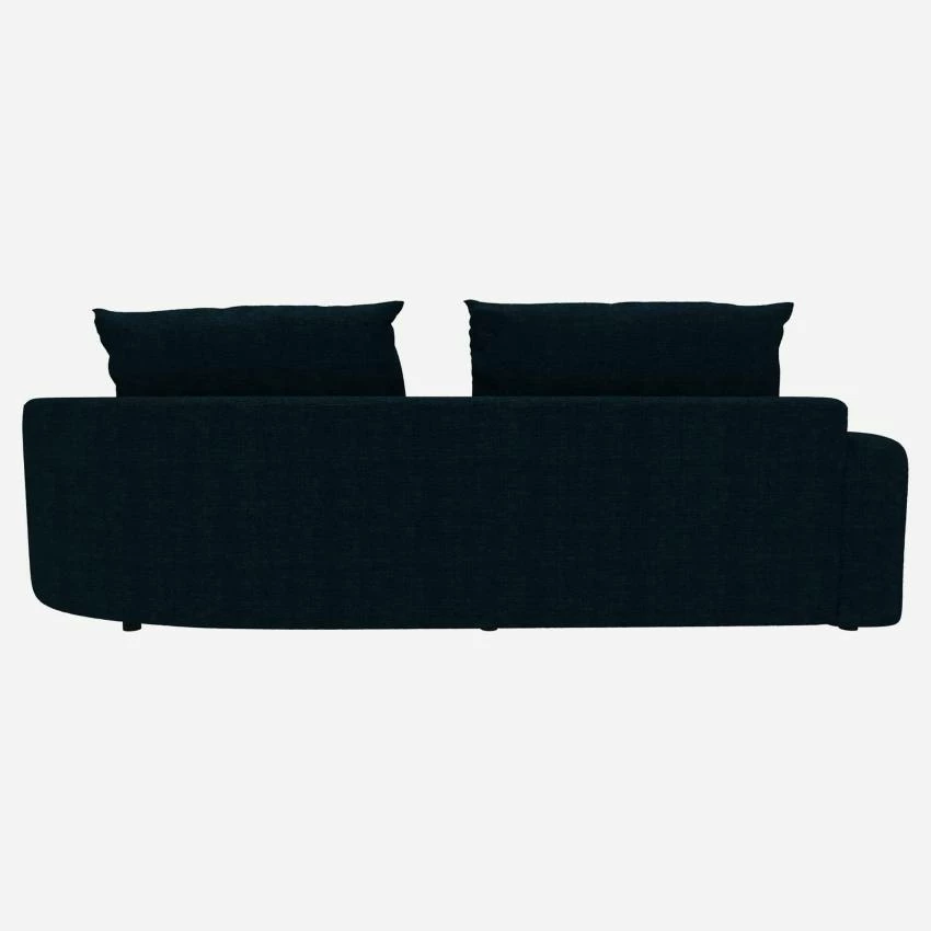 Habitat Canapé D'angle Droit De Forme Organique En Tissu Melina - Bleu Encre 3 Habitat Canapé D'angle Droit De Forme Organique En Tissu Melina - Bleu Encre – Image 3