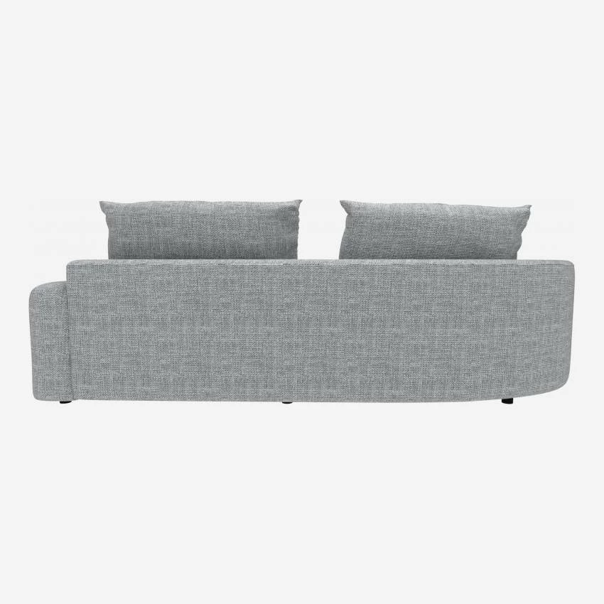 Habitat Canapé D'angle Gauche De Forme Organique En Tissu Melina - Gris Asphalte 6 Habitat Canapé D'angle Gauche De Forme Organique En Tissu Melina - Gris Asphalte – Image 6