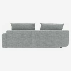 Habitat Canapé D'angle Gauche De Forme Organique En Tissu Melina - Gris Asphalte 8 Habitat Canapé D'angle Gauche De Forme Organique En Tissu Melina - Gris Asphalte -meubles boutique 10753891