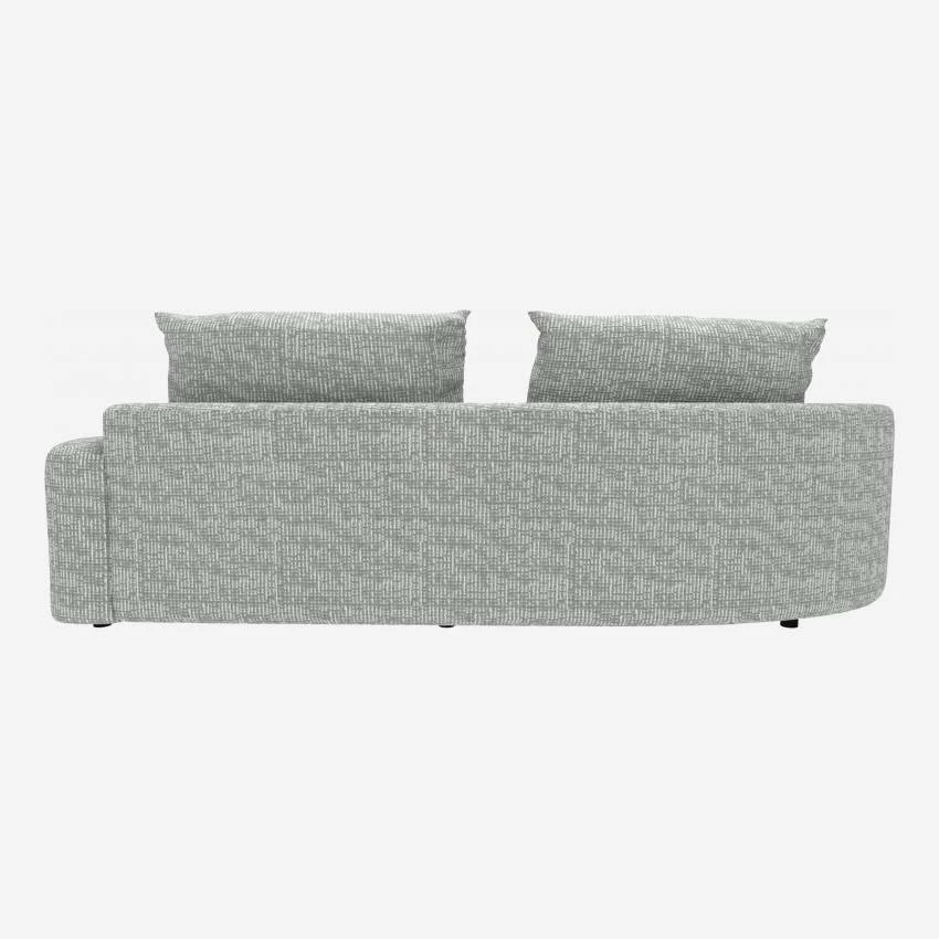Habitat Canapé D'angle Gauche De Forme Organique En Tissu Alba - Gris Brume 6 Habitat Canapé D'angle Gauche De Forme Organique En Tissu Alba - Gris Brume – Image 6