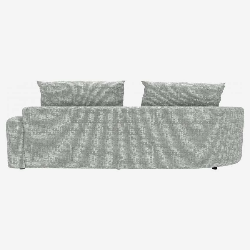 Habitat Canapé D'angle Gauche De Forme Organique En Tissu Alba - Gris Brume 3 Habitat Canapé D'angle Gauche De Forme Organique En Tissu Alba - Gris Brume – Image 3