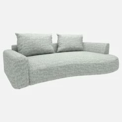 Habitat Canapé D'angle Droit De Forme Organique En Tissu Alba - Gris Brume 7 Habitat Canapé D'angle Droit De Forme Organique En Tissu Alba - Gris Brume -meubles boutique 10753923