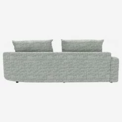 Habitat Canapé D'angle Droit De Forme Organique En Tissu Alba - Gris Brume 8 Habitat Canapé D'angle Droit De Forme Organique En Tissu Alba - Gris Brume -meubles boutique 10753927