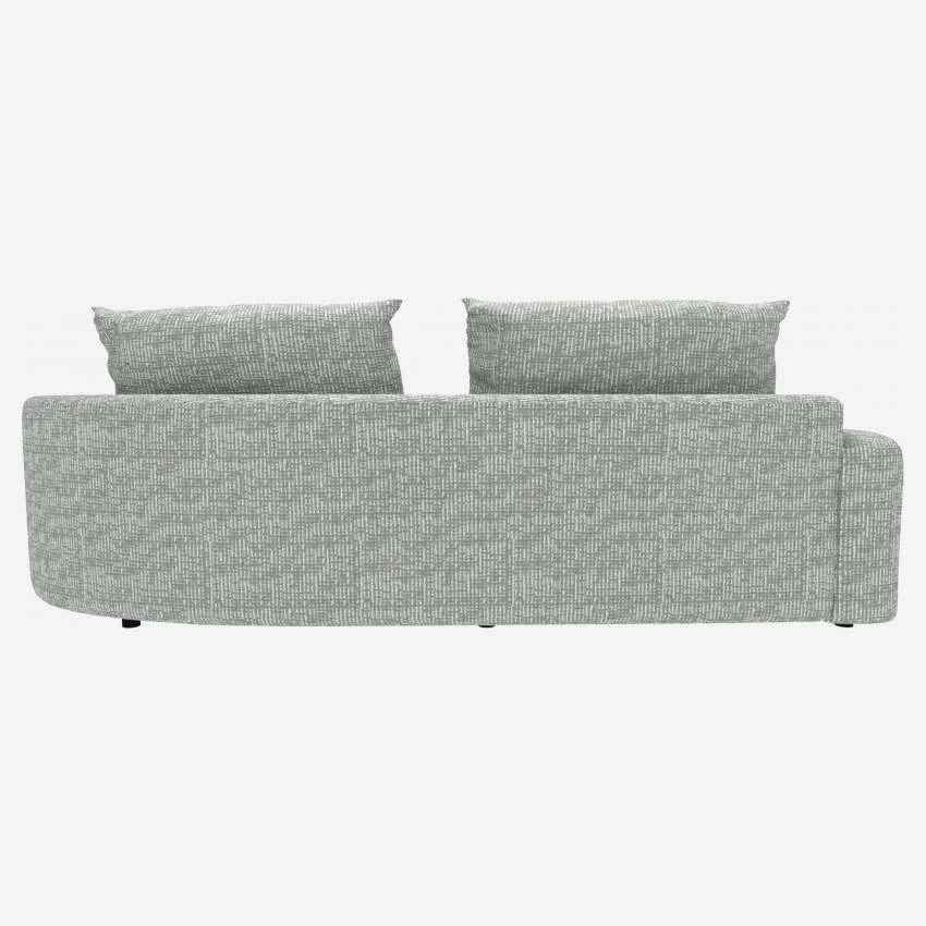 Habitat Canapé D'angle Droit De Forme Organique En Tissu Alba - Gris Brume 3 Habitat Canapé D'angle Droit De Forme Organique En Tissu Alba - Gris Brume – Image 3