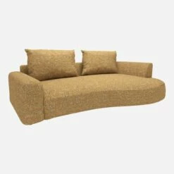 Habitat Canapé D'angle Droit De Forme Organique En Tissu Alba - Jaune Soleil 10 Habitat Canapé D'angle Droit De Forme Organique En Tissu Alba - Jaune Soleil -meubles boutique 10753947 1