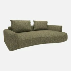 Habitat Canapé D'angle Droit De Forme Organique En Tissu Alba - Vert Orage 10 Habitat Canapé D'angle Droit De Forme Organique En Tissu Alba - Vert Orage -meubles boutique 10753971 1