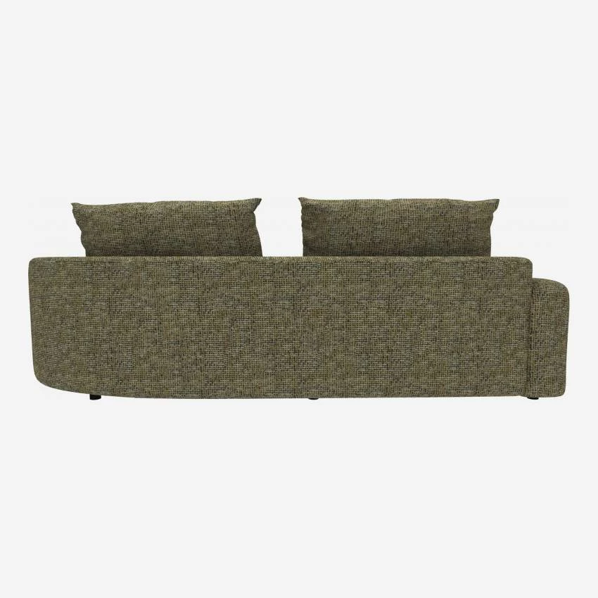 Habitat Canapé D'angle Droit De Forme Organique En Tissu Alba - Vert Orage 6 Habitat Canapé D'angle Droit De Forme Organique En Tissu Alba - Vert Orage – Image 6