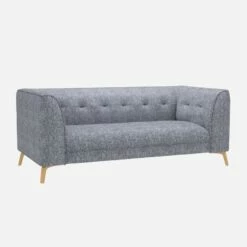 Habitat Canapé Droit 2 Places En Tissu Bellagio - Bleu Céleste -meubles boutique 2 sitzer sofa mit bellagio stoffbezug himmelblau 13360275 1