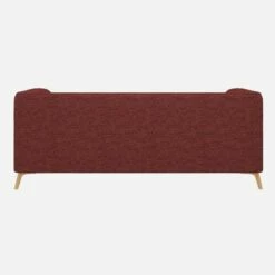Habitat Canapé Droit 2 Places En Tissu Copparo - Rouge Amourette -meubles boutique 2 sitzer sofa mit copparo stoffbezug weinrot 13360495