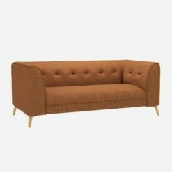 Habitat Canapé Droit 2 Places En Tissu Lucca - Marron Noisette 10 Habitat Canapé Droit 2 Places En Tissu Lucca - Marron Noisette -meubles boutique 2 sitzer sofa mit lucca stoffbezug haselnussbraun 13360299 1