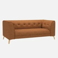 Habitat Canapé Droit 2 Places En Tissu Lucca - Marron Noisette 7 Habitat Canapé Droit 2 Places En Tissu Lucca - Marron Noisette -meubles boutique 2 sitzer sofa mit lucca stoffbezug haselnussbraun 13360299