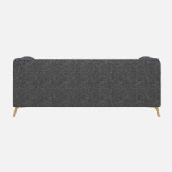 Habitat Canapé Droit 2 Places En Tissu Lucca - Bleu Zingué -meubles boutique 2 sitzer sofa mit lucca stoffbezug zinkblau 13360315 1