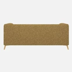 Habitat Canapé Droit 2 Places En Tissu Venezia - Jaune épice -meubles boutique 2 sitzer sofa mit venezia stoffbezug gewuerzgelb 13360207
