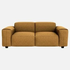 Habitat Canapé 2 Places En Tissu Copparo - Jaune Moutarde