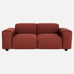 Habitat Canapé 2 Places En Tissu Copparo - Rouge Amourette