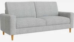 Habitat Canapé 3 Places / 2 Coussins En Tissu Melina - Gris Asphalte - Accoudoirs Fins - Pieds Droits En Chêne Huilé - Confort Medium 11 Habitat Canapé 3 Places / 2 Coussins En Tissu Melina - Gris Asphalte - Accoudoirs Fins - Pieds Droits En Chêne Huilé - Confort Medium -meubles boutique 252 canape 3 places pg2 10114747 2