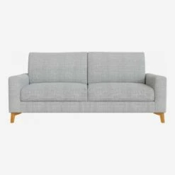 Habitat Canapé 3 Places / 2 Coussins En Tissu Melina - Gris Asphalte - Accoudoirs Fins - Pieds En équerre En Chêne Huilé - Confort Medium 8 Habitat Canapé 3 Places / 2 Coussins En Tissu Melina - Gris Asphalte - Accoudoirs Fins - Pieds En équerre En Chêne Huilé - Confort Medium -meubles boutique 252 canape 3 places pg2 10114751 1