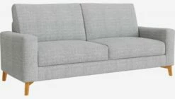 Habitat Canapé 3 Places / 2 Coussins En Tissu Melina - Gris Asphalte - Accoudoirs Fins - Pieds En équerre En Chêne Huilé - Confort Medium 11 Habitat Canapé 3 Places / 2 Coussins En Tissu Melina - Gris Asphalte - Accoudoirs Fins - Pieds En équerre En Chêne Huilé - Confort Medium -meubles boutique 252 canape 3 places pg2 10114755 2