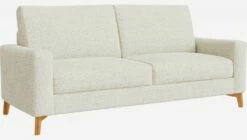 Habitat Canapé 3 Places / 2 Coussins En Tissu Venezia - Blanc Craie - Accoudoirs Fins - Pieds En équerre En Chêne Huilé - Confort Medium 11 Habitat Canapé 3 Places / 2 Coussins En Tissu Venezia - Blanc Craie - Accoudoirs Fins - Pieds En équerre En Chêne Huilé - Confort Medium -meubles boutique 252 canape 3 places pg5 10276243 2