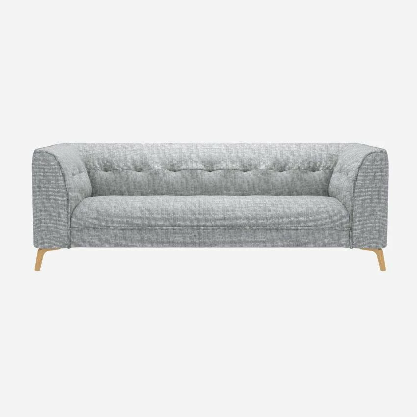 Habitat Canapé Droit 3 Places En Tissu Alba - Gris Brume 6 Habitat Canapé Droit 3 Places En Tissu Alba - Gris Brume – Image 6