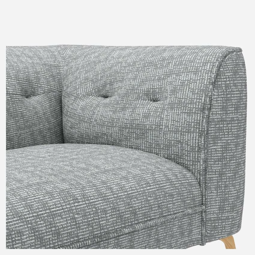 Habitat Canapé Droit 3 Places En Tissu Alba - Gris Brume 4 Habitat Canapé Droit 3 Places En Tissu Alba - Gris Brume – Image 4