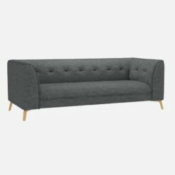Habitat Canapé Droit 3 Places En Tissu Copparo - Gris Ardoise 7 Habitat Canapé Droit 3 Places En Tissu Copparo - Gris Ardoise -meubles boutique 3 sitzer sofa mit copparo stoffbezug schiefergrau 13361055
