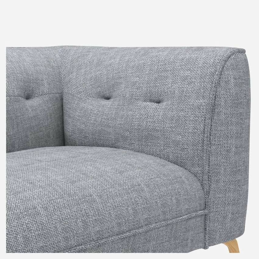 Habitat Canapé Droit 3 Places En Tissu Melina - Gris Asphalte 4 Habitat Canapé Droit 3 Places En Tissu Melina - Gris Asphalte – Image 4