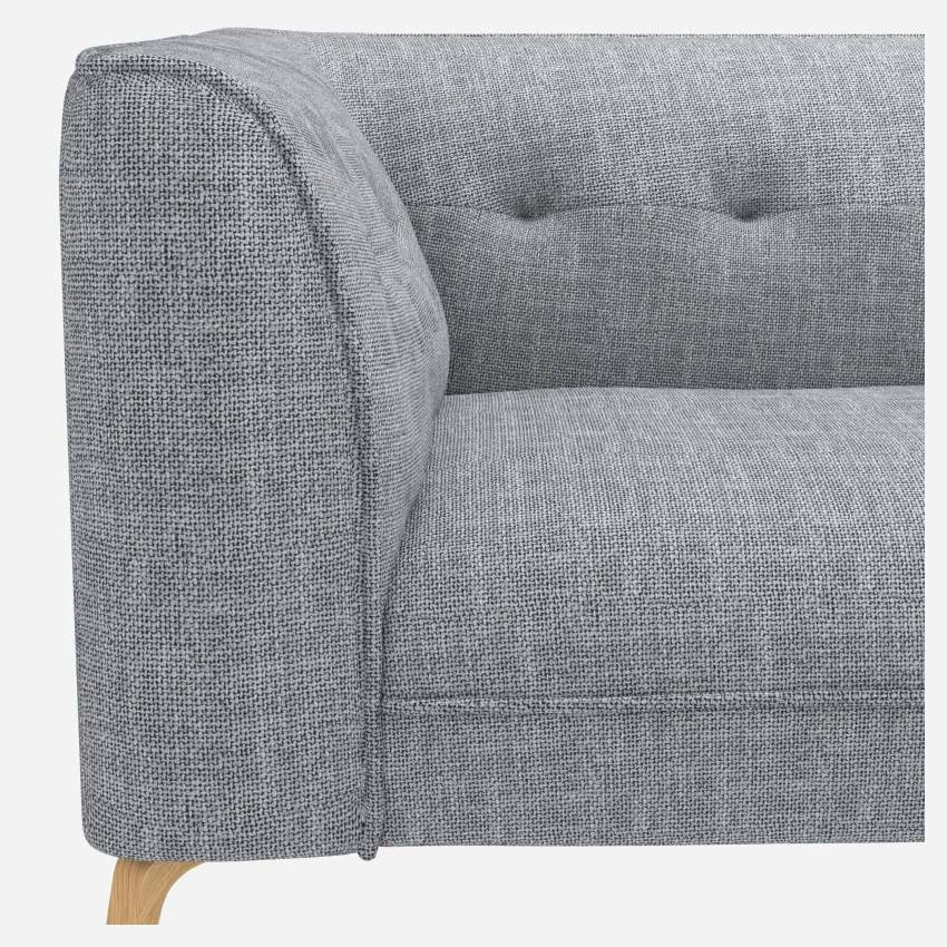 Habitat Canapé Droit 3 Places En Tissu Melina - Gris Asphalte 5 Habitat Canapé Droit 3 Places En Tissu Melina - Gris Asphalte – Image 5