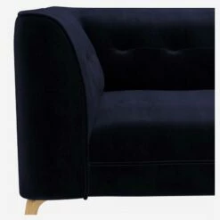 Habitat Canapé Droit 3 Places En Velours - Bleu Encre 10 Habitat Canapé Droit 3 Places En Velours - Bleu Encre -meubles boutique 3 sitzer sofa mit samtbezug tintenblau 13360919