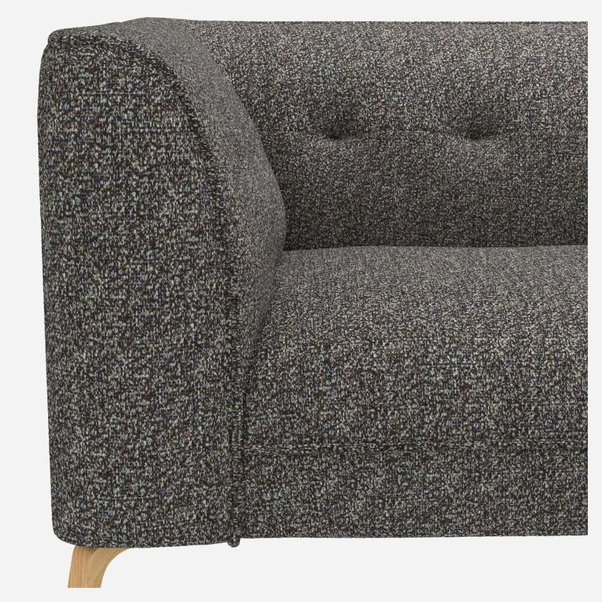 Habitat Canapé Droit 3 Places En Tissu Venezia - Bleu Zingué 5 Habitat Canapé Droit 3 Places En Tissu Venezia - Bleu Zingué – Image 5