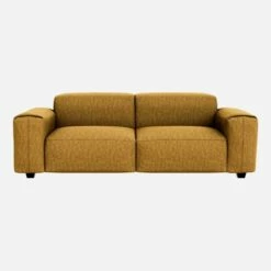 Habitat Canapé 3 Places En Tissu Copparo - Jaune Moutarde -meubles boutique 3 zitsbank van copparo stof mosterdgeel 1330317 1