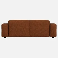 Habitat Canapé 3 Places En Tissu Copparo - Orange Rouille -meubles boutique 3 zitsbank van copparo stof roest 1330341