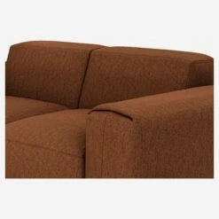 Habitat Canapé 3 Places En Tissu Copparo - Orange Rouille -meubles boutique 3 zitsbank van copparo stof roest 1330345